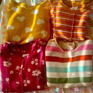Bundle of 4 thermal knit shirts (5t)